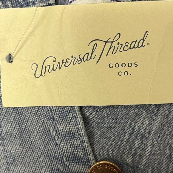 NWT-Universal Thread Purple Denim Jean Jacket with Defects and Home Embroidery-S - Picture 11 of 15